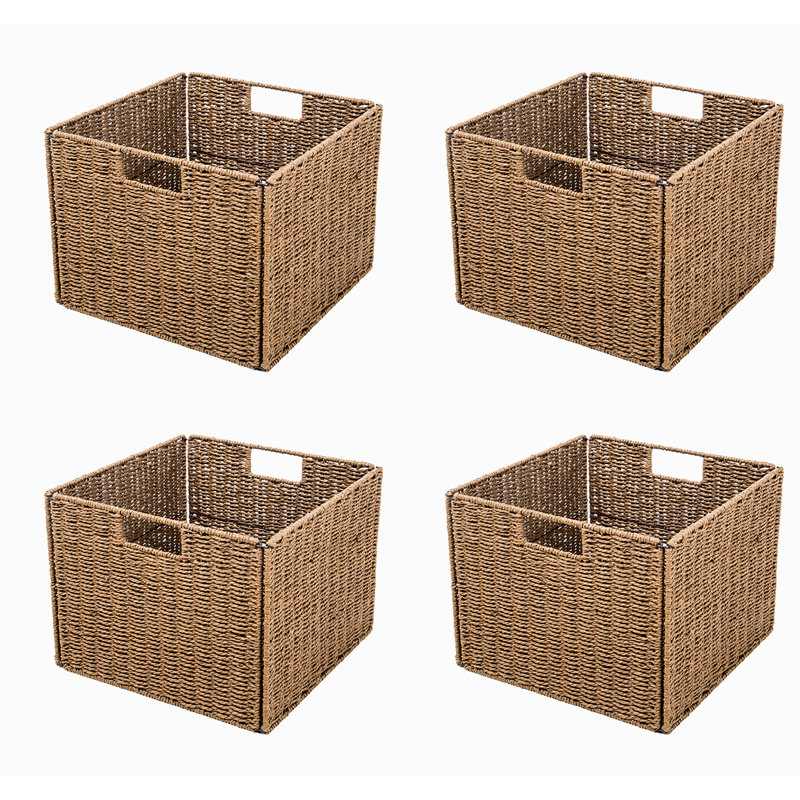 Highland Dunes Metal/Wire Storage Basket & Reviews Wayfair